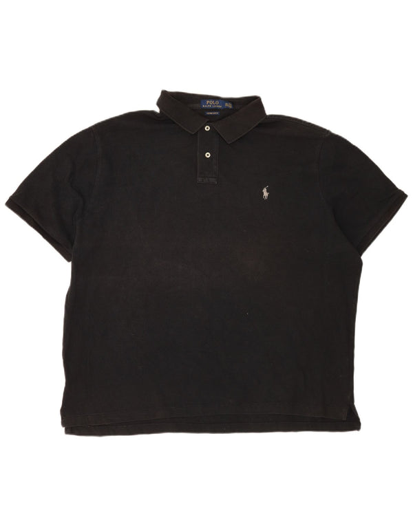 Polo Ralph Lauren Herre Custom Slim Fit Polo Shirt 2XL Sort