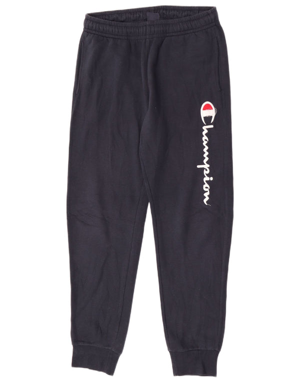 Champion Herre grafisk træningsdragt Bukser Jogger Small Navy Blue