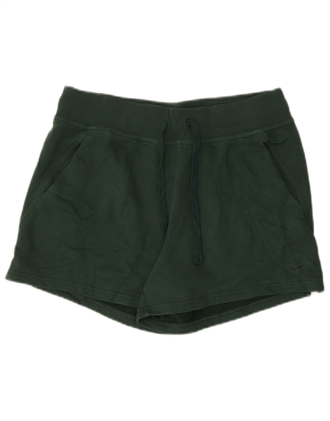 NIKE Dri Fit sportsshorts til kvinder UK 14 Medium Green