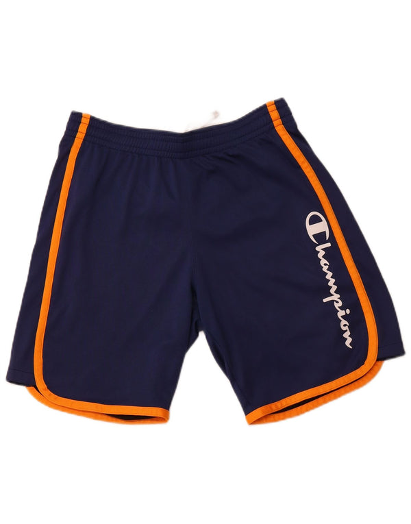 CHAMPION drenge grafiske sportsshorts 15-16 år 2XL marineblå polyester