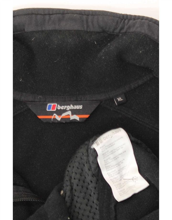 Berghaus Fleecejakke til mænd UK 42 XL Sort Polyester