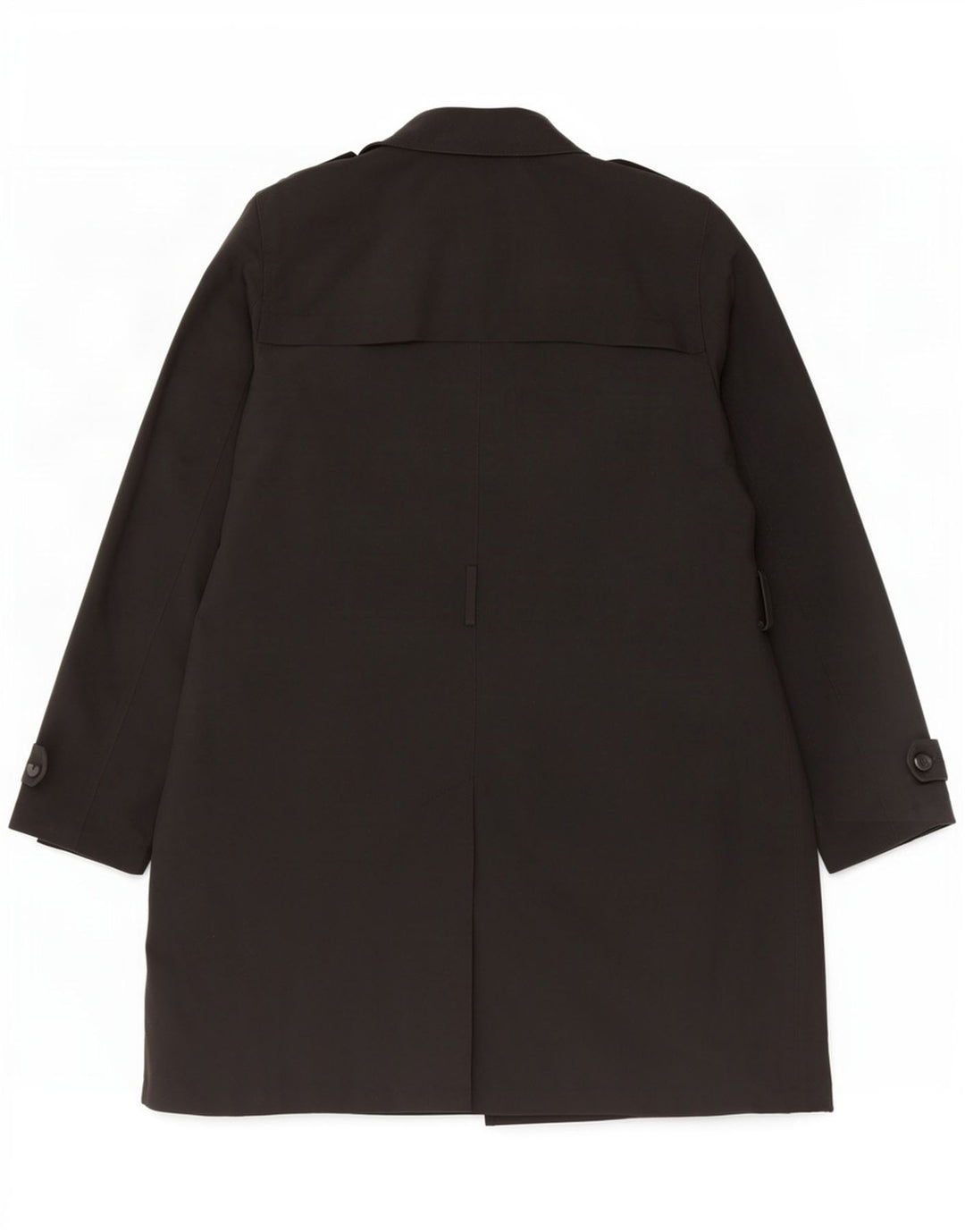 Marks & Spencer Trench Coat til kvinder UK 16 Stor sort polyester