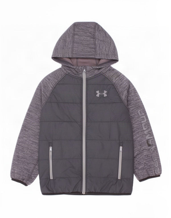 Under Armour drenge hættetræningsdragt topjakke 7-8 år lille sort