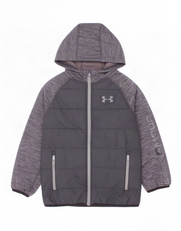 Under Armour drenge hættetræningsdragt topjakke 7-8 år lille sort