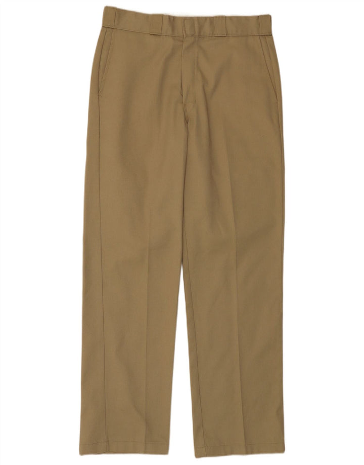 DOCKERS Straight Chino-bukser til mænd W32 L32 Khaki Bomuld