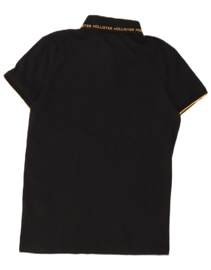 Hollister herre poloshirt lille sort bomuld