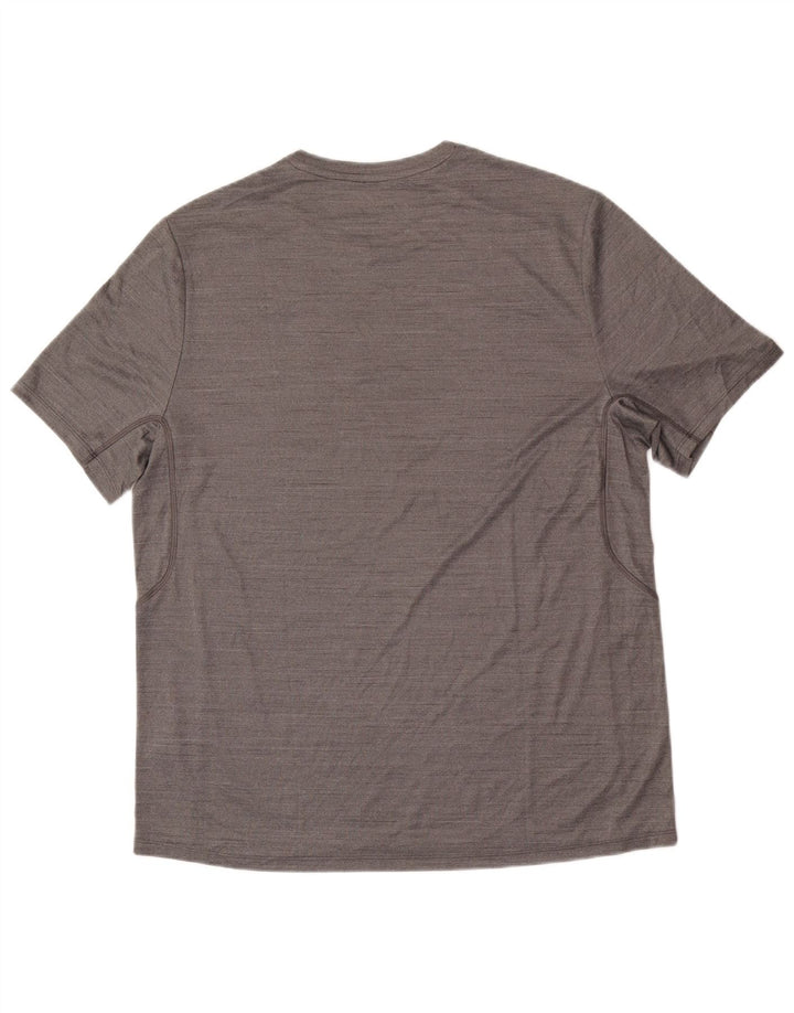 Reebok Herre T-Shirt Top Stor Grå Polyester
