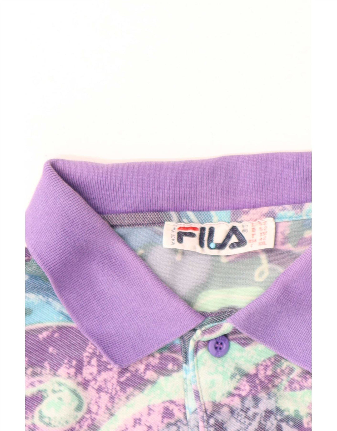 Fila Poloskjorte til mænd IT 52 Stor Flerfarvet Geometrisk