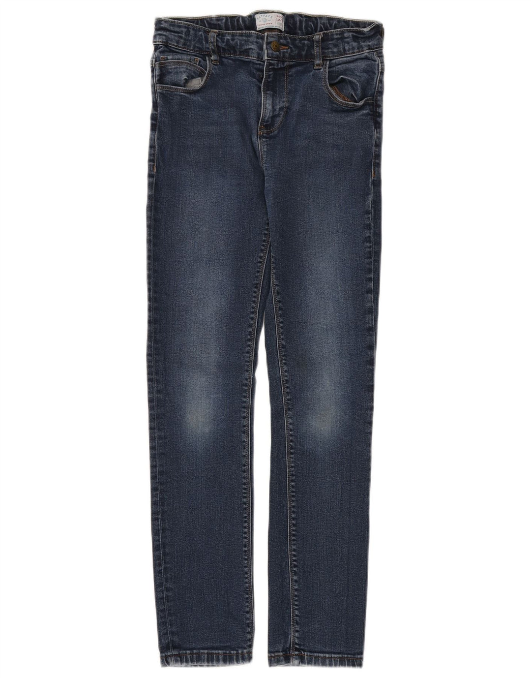 FAT FACE Piger Straight Jeans 12-13 år W28 L28 Blå Bomuld