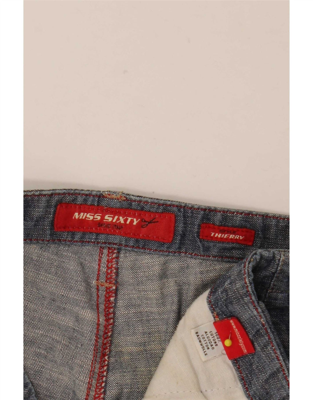 Miss Sixty Womens Flared Jeans W28 L33 Marineblå Bomuld