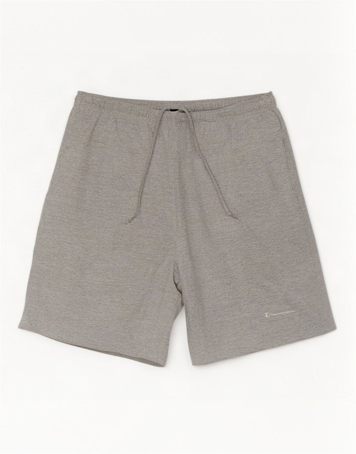 Champion Herre Sportshorts XL Grå Flecked Bomuld
