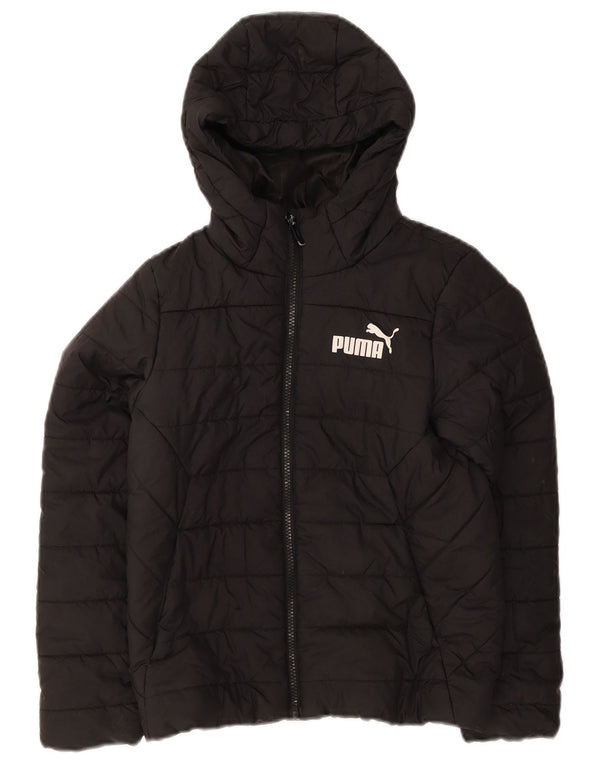 Puma hættejakke til drenge 9-10 år sort polyester