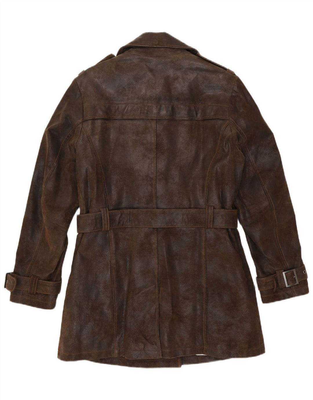 Frieda & Freddies Dame Læderfrakke IT 44 Medium Brun