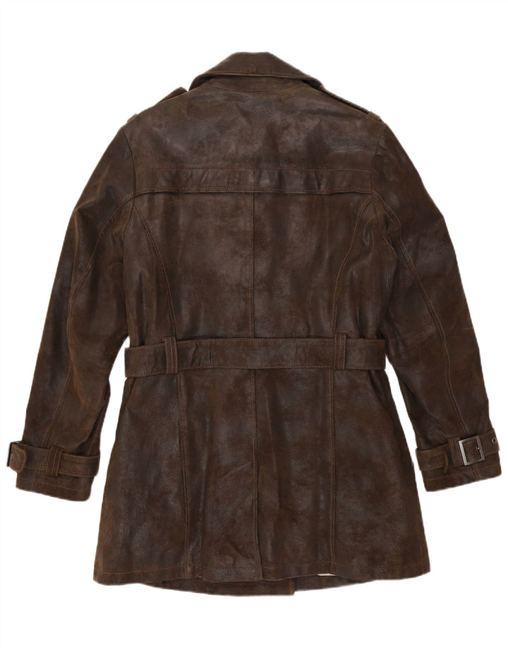 Frieda & Freddies Dame Læderfrakke IT 44 Medium Brun