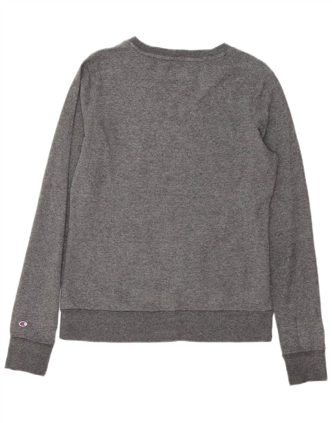 CHAMPION Dame Princeton Grafisk Sweatshirt Jumper UK 10 Lille Grå