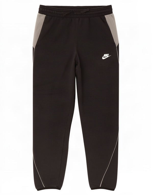 Nike Boys Tracksuit Trousers Joggers 13-14 Years XL Black Colourblock