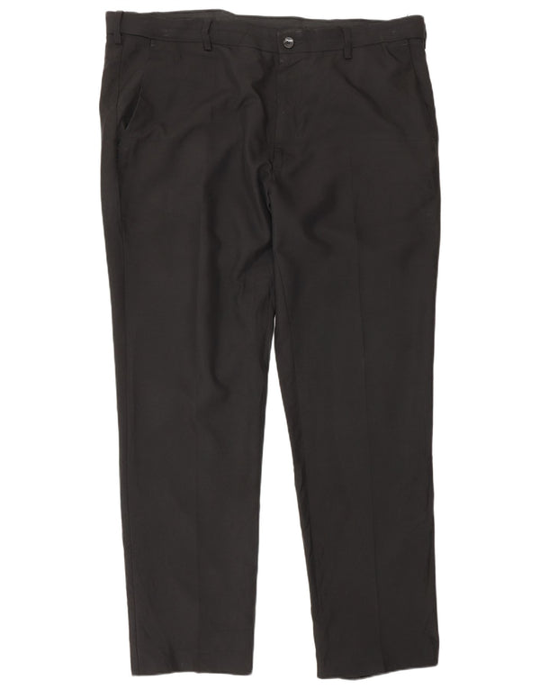 Marks & Spencer Herre Lige Regular Fit Suit Bukser W40 L30 Sort