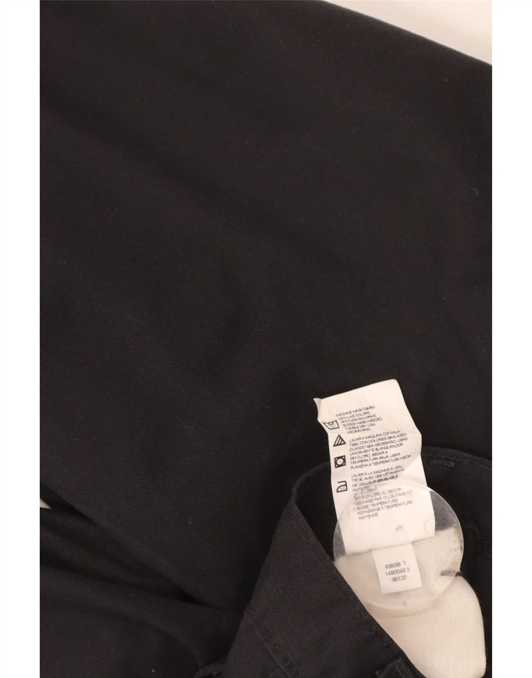 DICKIES Mens Chino Shorts W36 Large Black Polyester