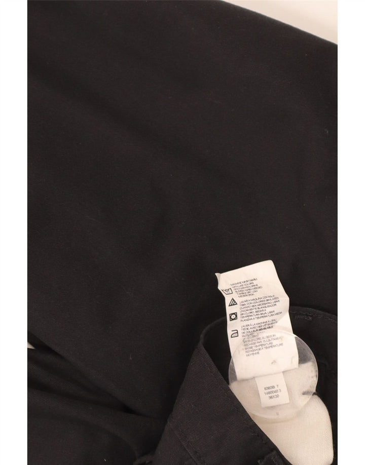 DICKIES Mens Chino Shorts W36 Large Black Polyester