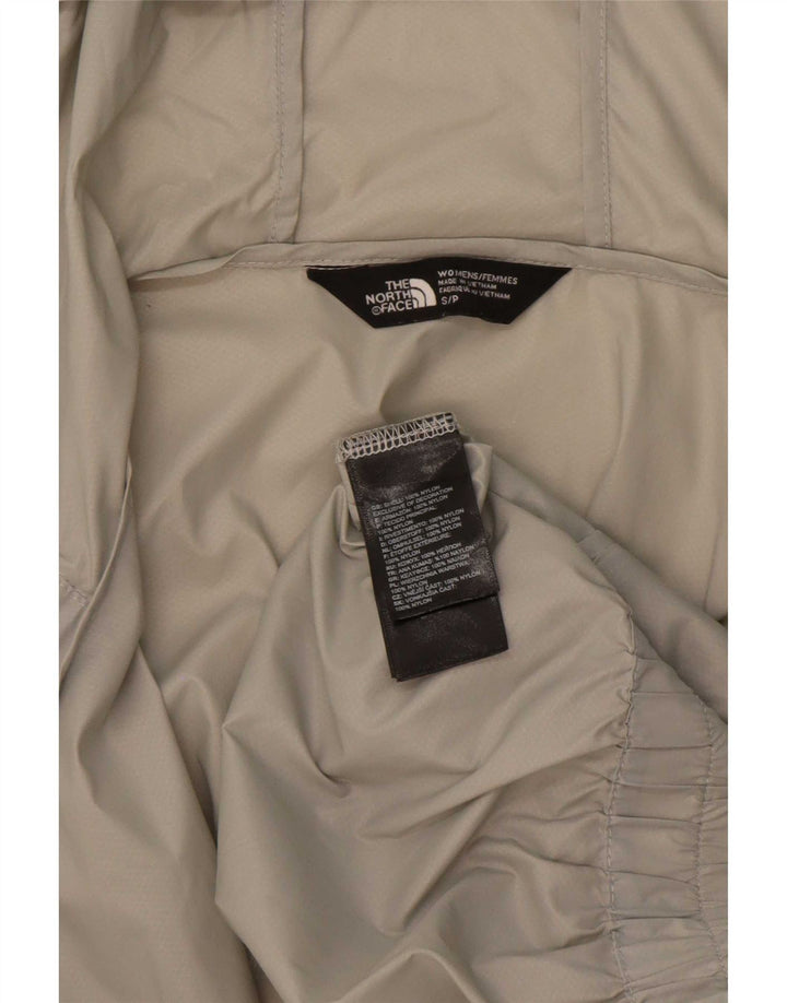The North Face Dame Hætte Oversized Regnjakke UK 10 Lille Grå Nylon
