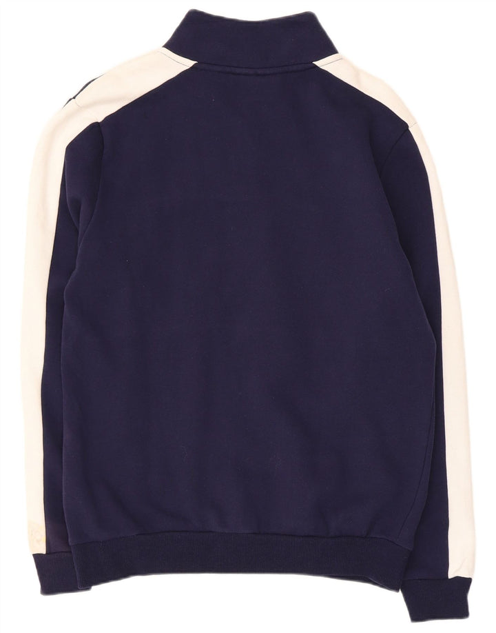Fila Herre grafisk lynlås-hals sweatshirt lille marineblå farveblok