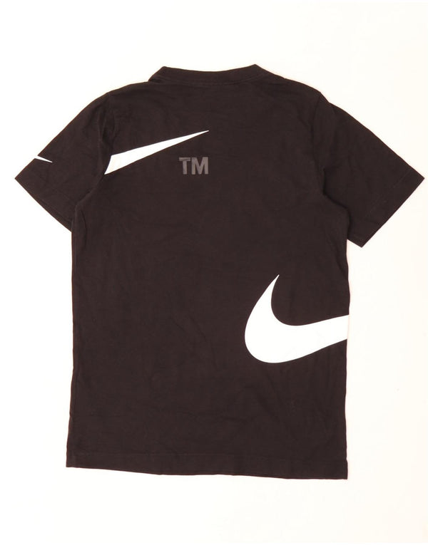 Nike drenge grafisk t-shirt top 12-13 år stor sort bomuld