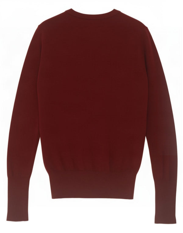 Zara Dame sweater med rund hals DK 10 Small Burgundy