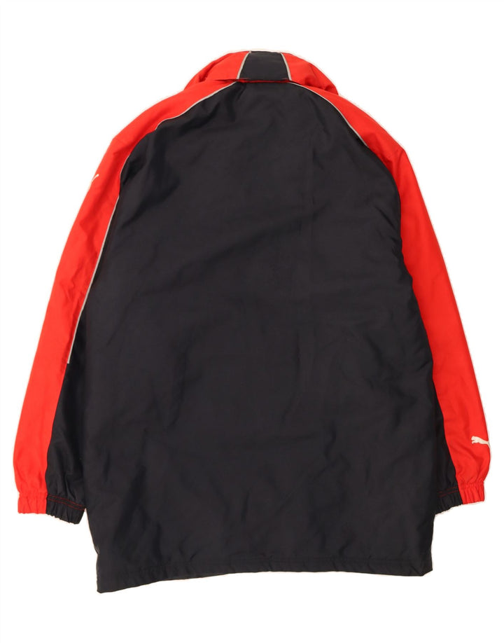 PUMA Mens Windbreaker Jacket UK 36 Small Red Colourblock Polyester Vintage Puma and Second-Hand Puma from Messina Hembry 