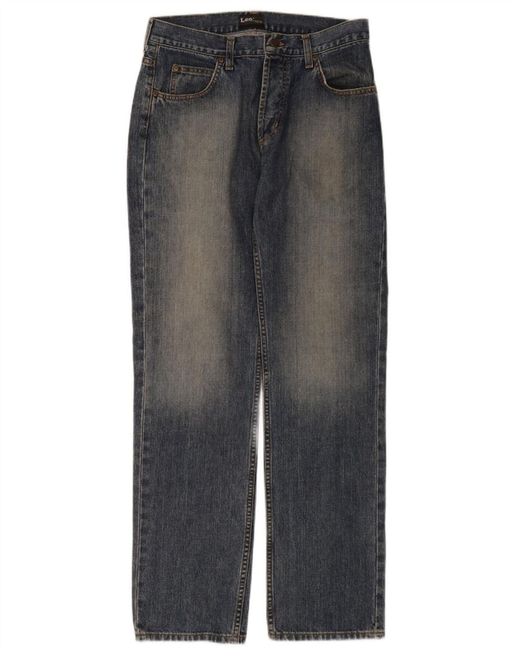 Lee Dame Seattle Straight Jeans W33 L34 Blå Bomuld