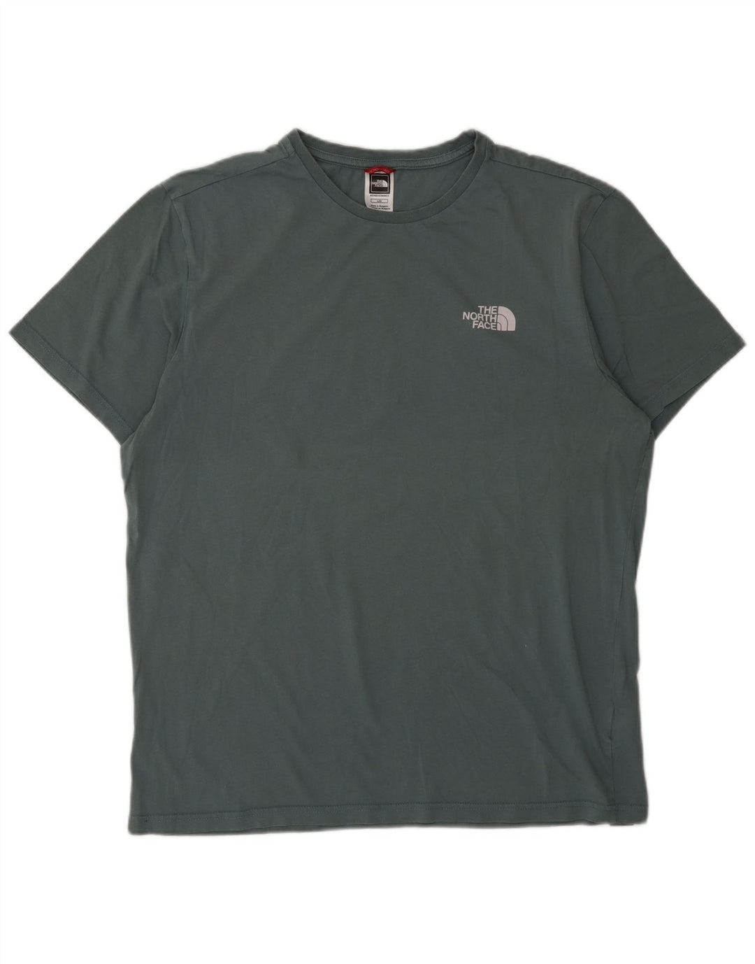 THE NORTH FACE Herre T-Shirt Top Stor Grøn Bomuld