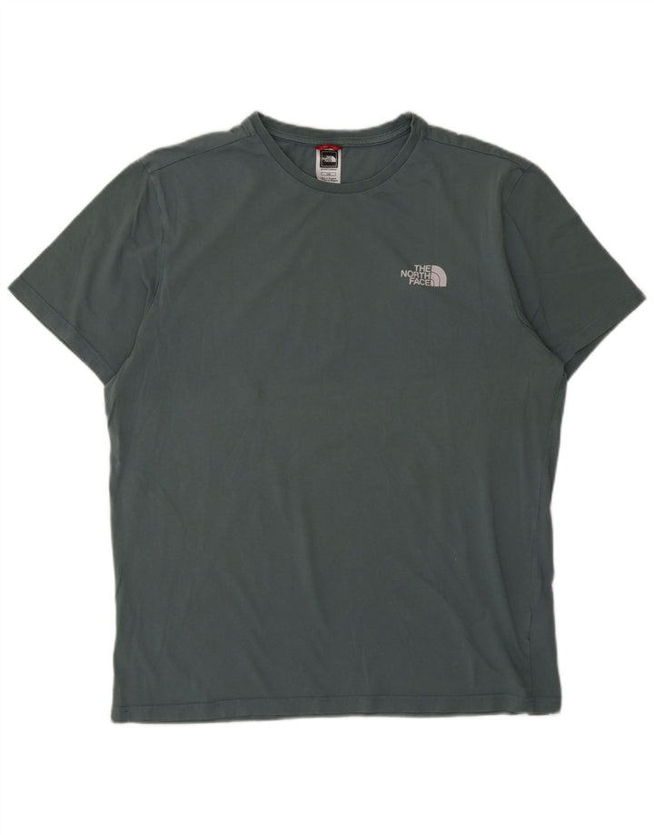 THE NORTH FACE Herre T-Shirt Top Stor Grøn Bomuld