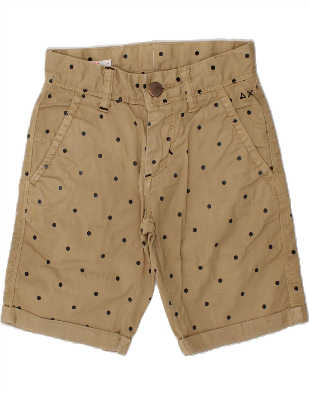 SUN68 Boys Chino Shorts 2-3 Years W20 Beige Spotted Vintage Sun68 and Second-Hand Sun68 from Messina Hembry 
