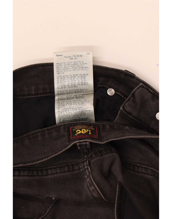 Lee Herre Luke Tapered Slim Jeans W33 L32 Grå Bomuld