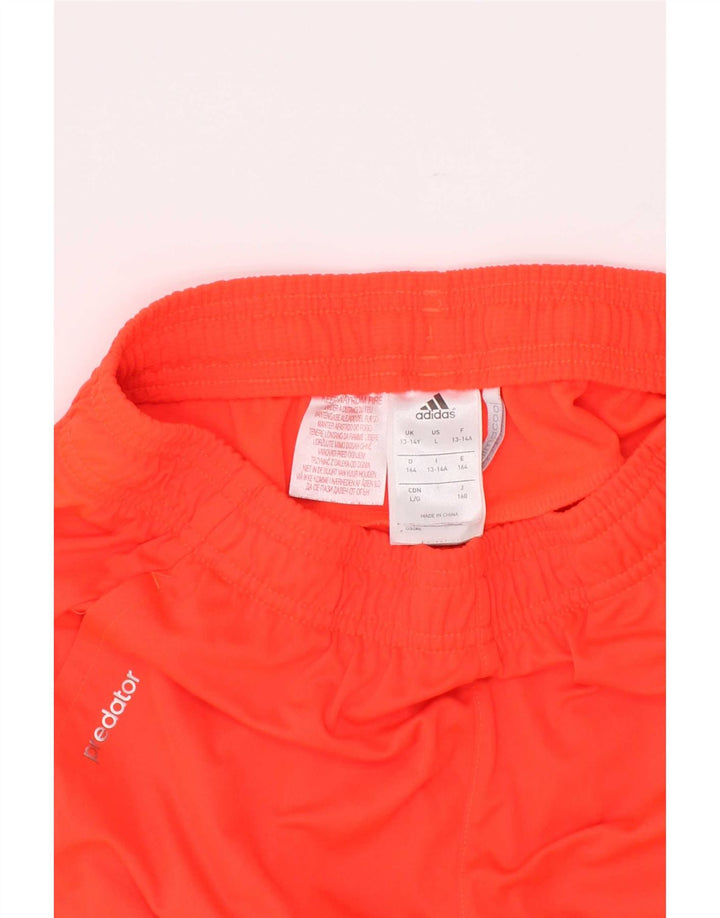Adidas Boys Climacool Sportshorts 13-14 år Orange Polyester