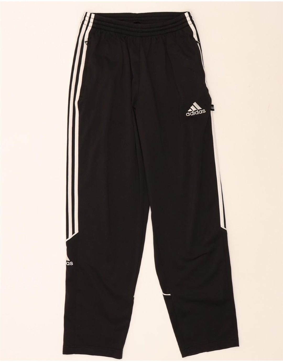 ADIDAS Mens Tracksuit Trousers Small  Black Polyester Vintage Adidas and Second-Hand Adidas from Messina Hembry 
