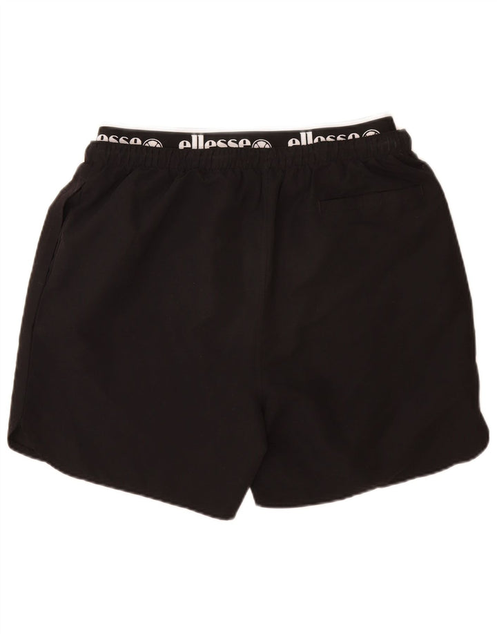 Ellesse Herre Grafiske Badeshorts Large Sort Polyester