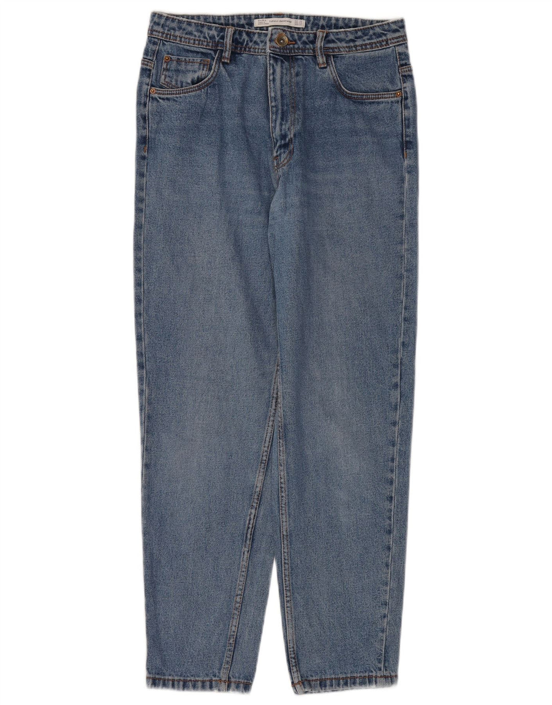 Zara Womens Tapered Jeans EU 38 Small W28 L28 Blue