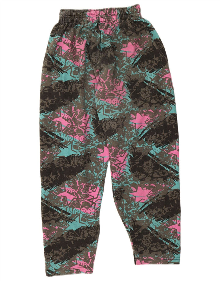 Vintage træningsdragt bukser til kvinder UK 16 Large Multicolored Retro