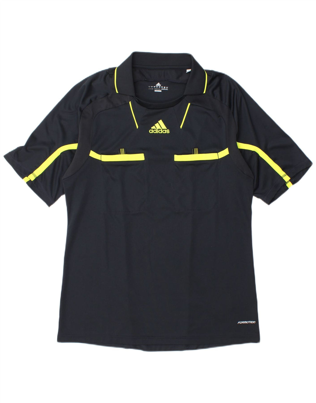 ADIDAS Climacool poloshirt til mænd, stor sort colourblock polyester