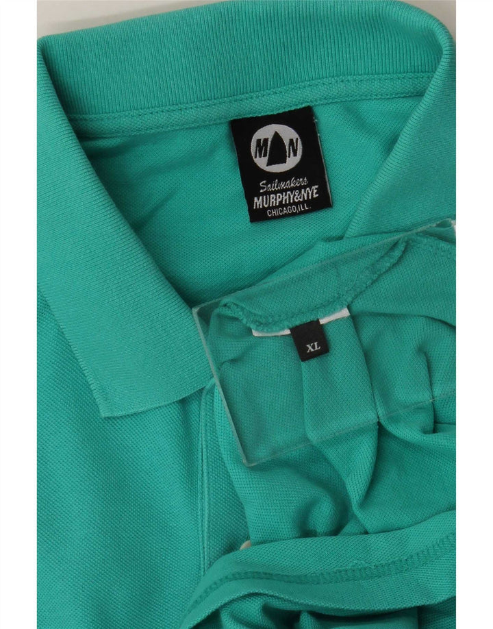 Murphy & Nye Herre Sailmakers Polo Shirt XL Turkis