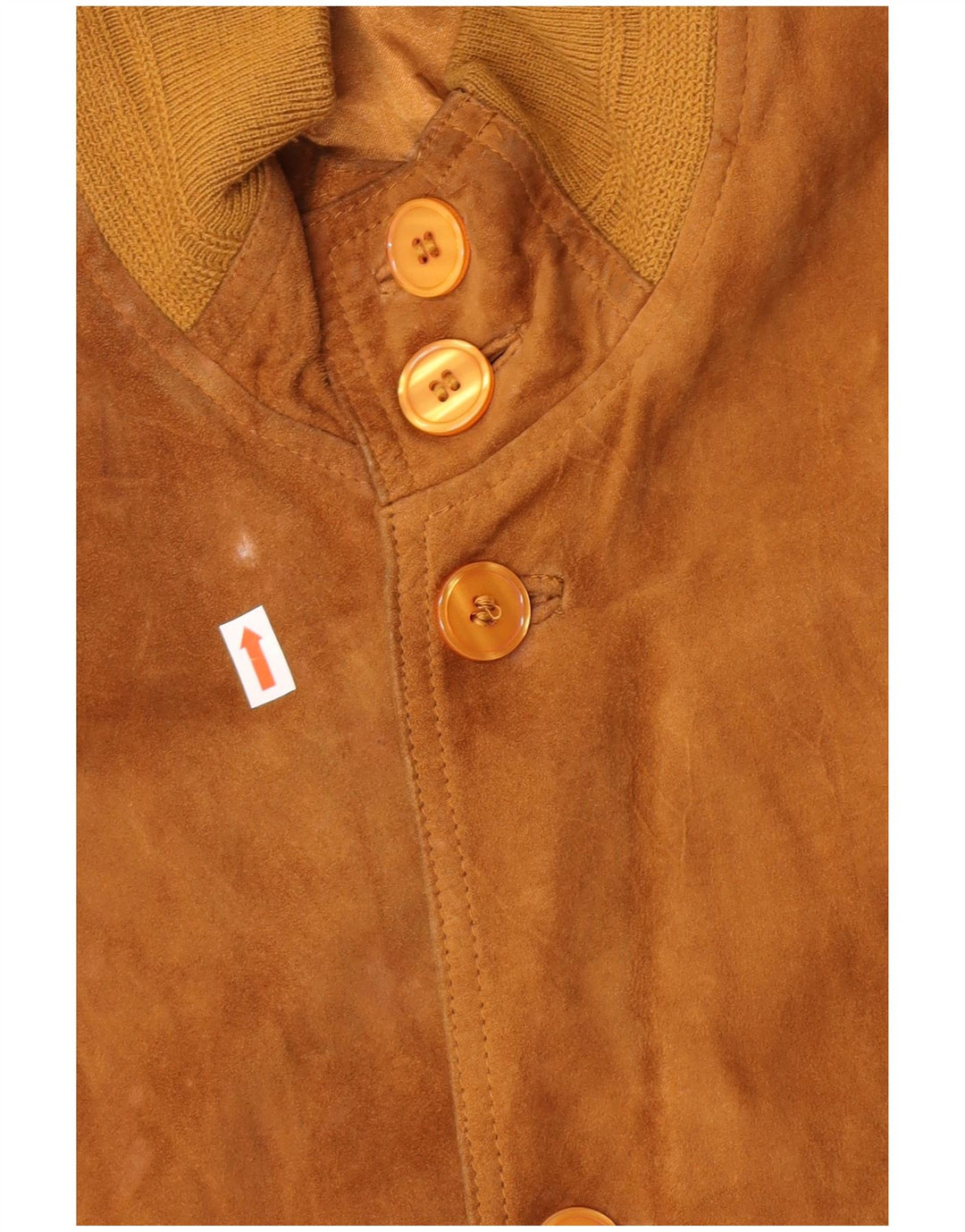 Vintage herre ruskind bomberjakke IT 50 Stort beige læder