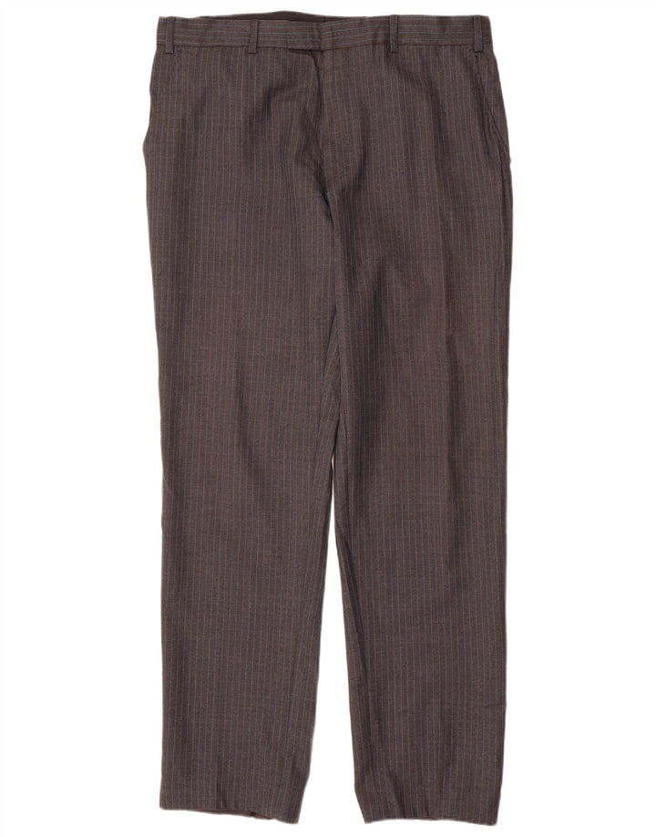 Jaeger Herre 2-knap 2-delt jakkesæt UK 42 XL W36 L34 Grey Pinstripe Classic