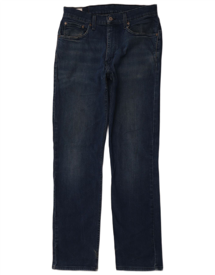 LEVI'S Herre 516 Straight Jeans W33 L34 Blå Bomuld