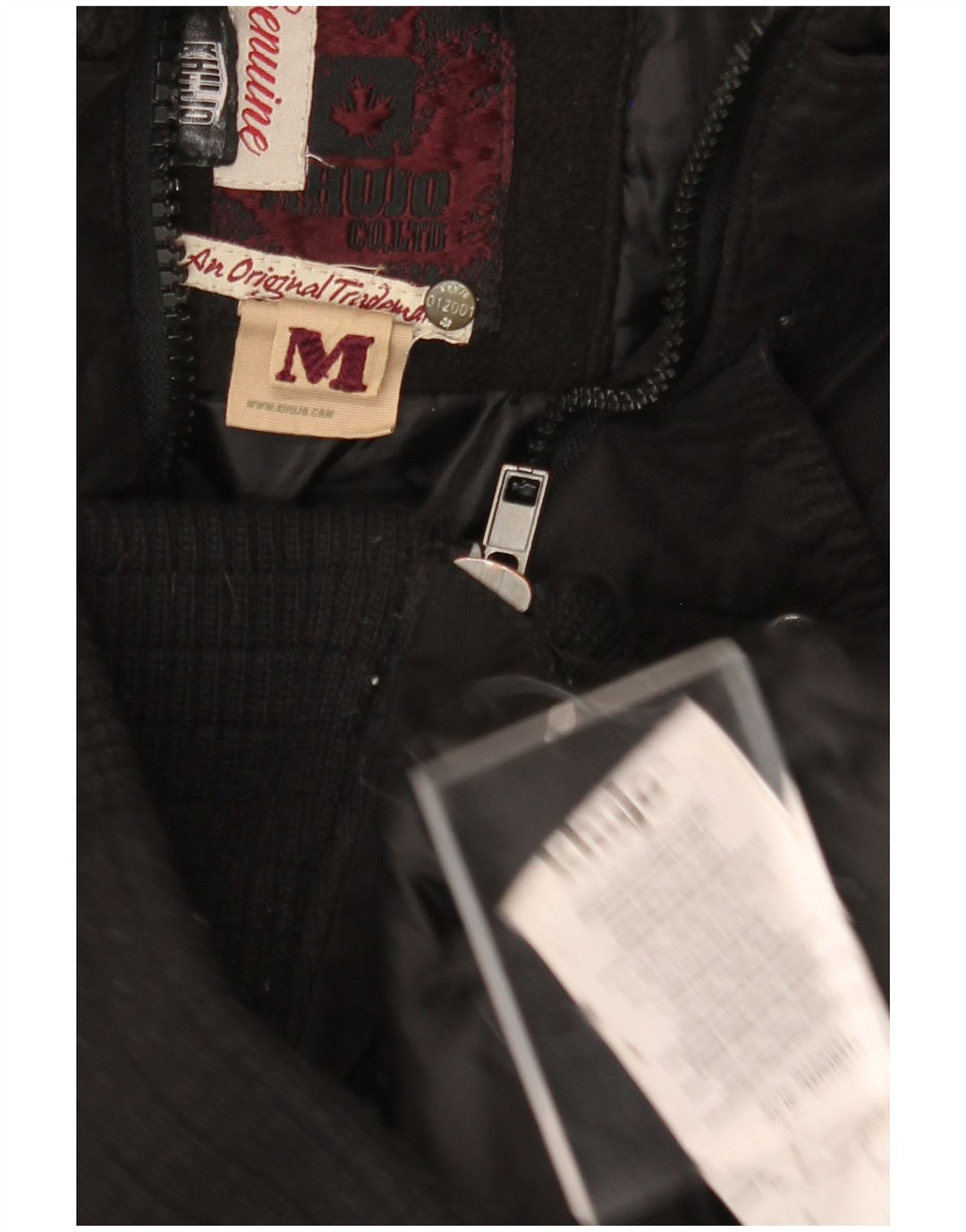 KHUJO Parkajakke med hætte til kvinder UK 12 Medium Sort Polyester