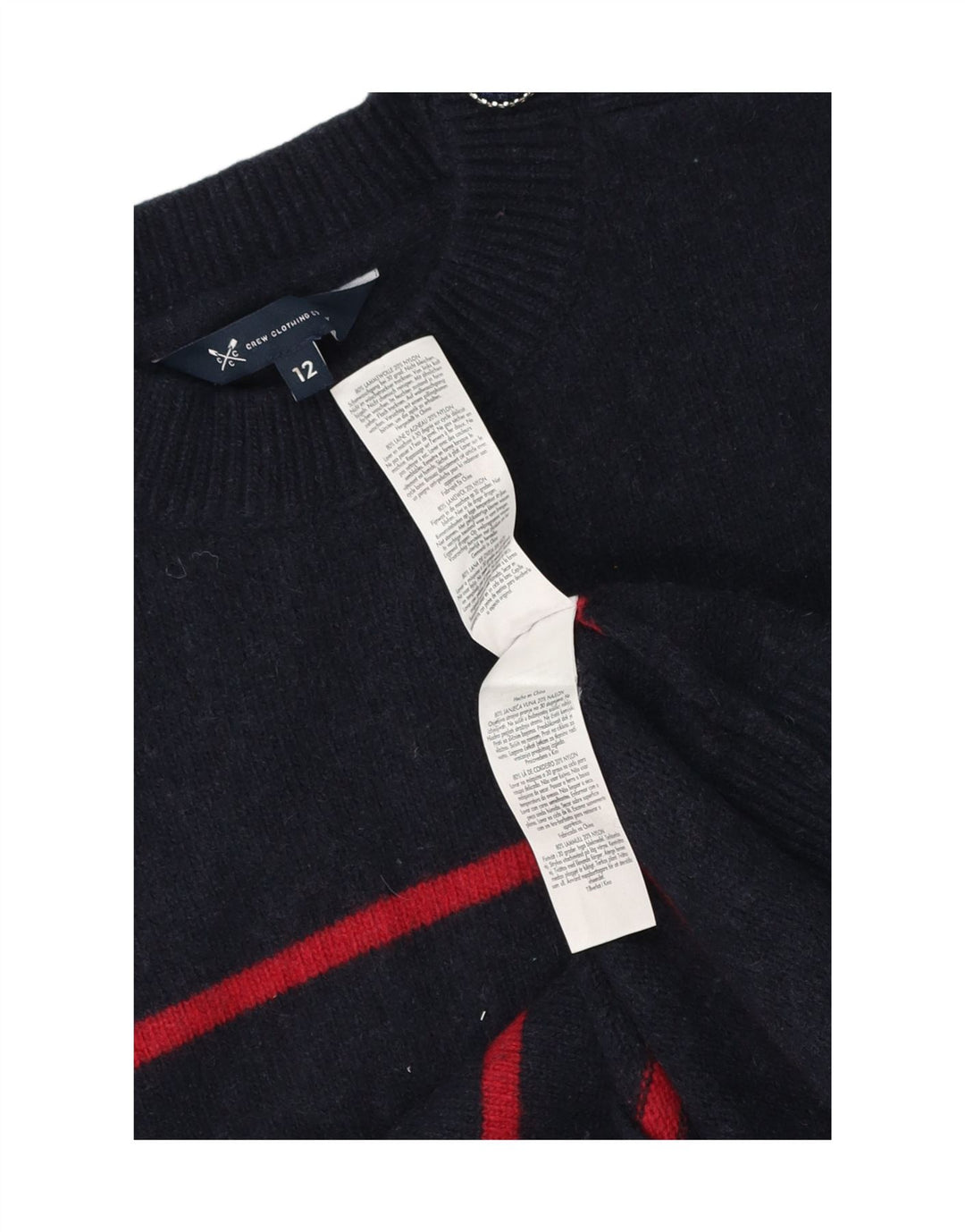 Besætningstøj Dame sweater med rund hals DK 12 Medium Navy Blue