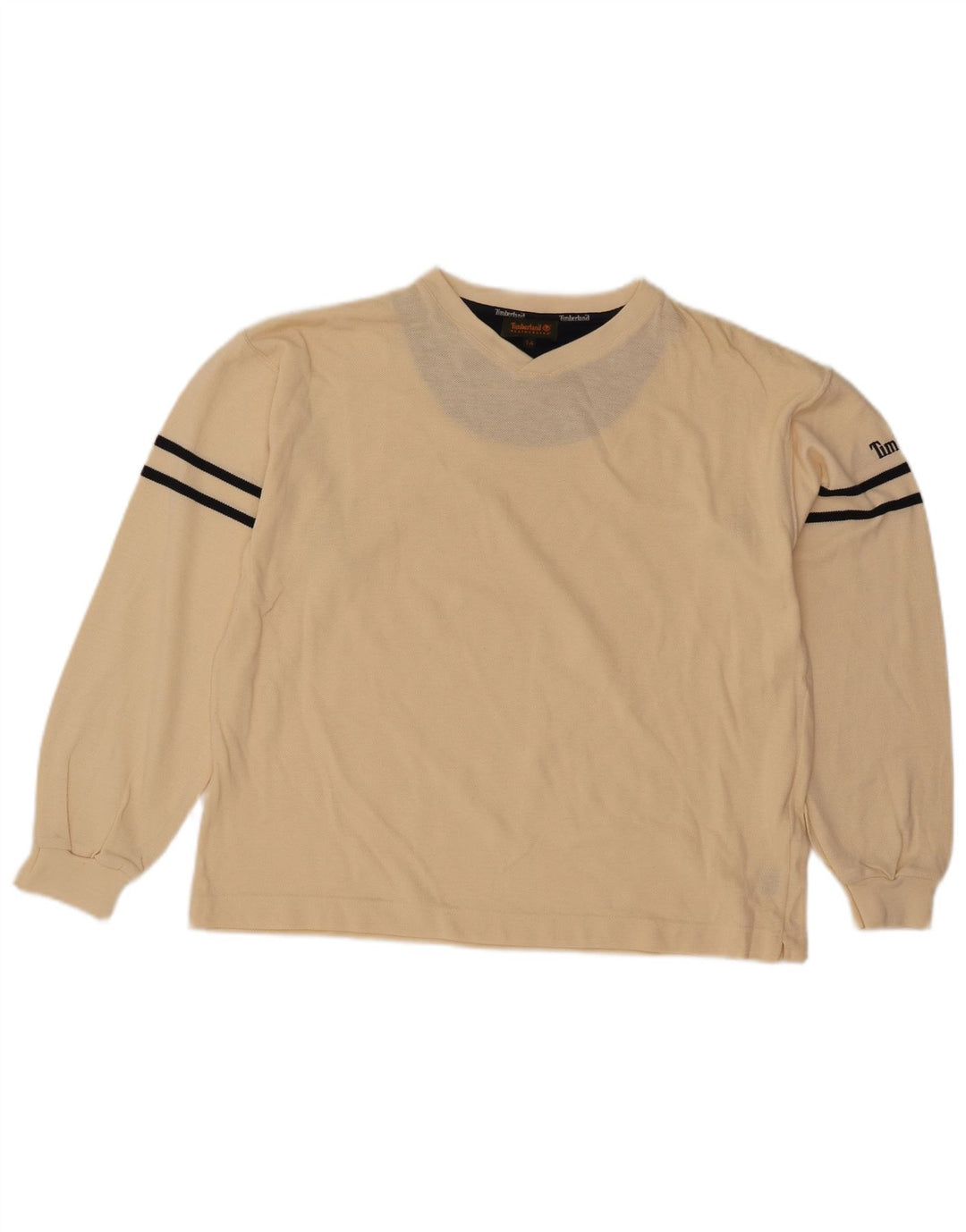 Timberland Boys Sweatshirt Jumper 13-14 år Off White Bomuld