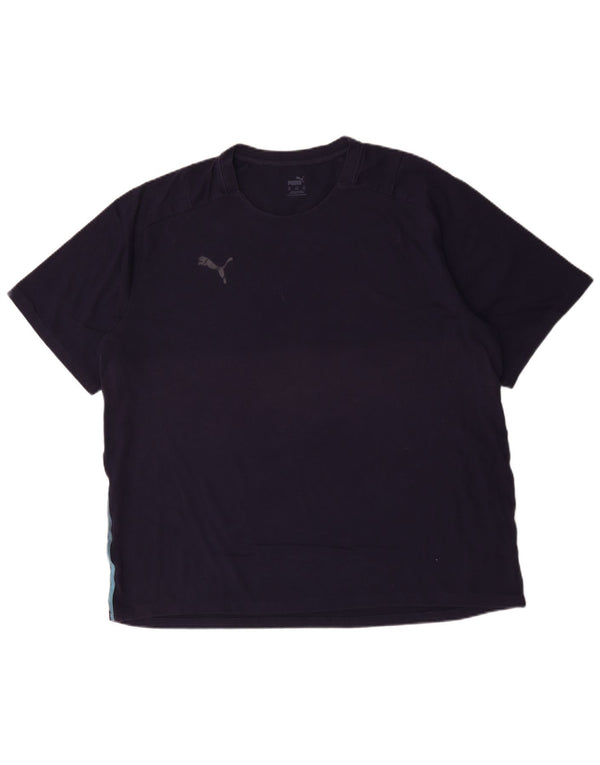 Puma herre T-shirt top 3XL marineblå bomuld
