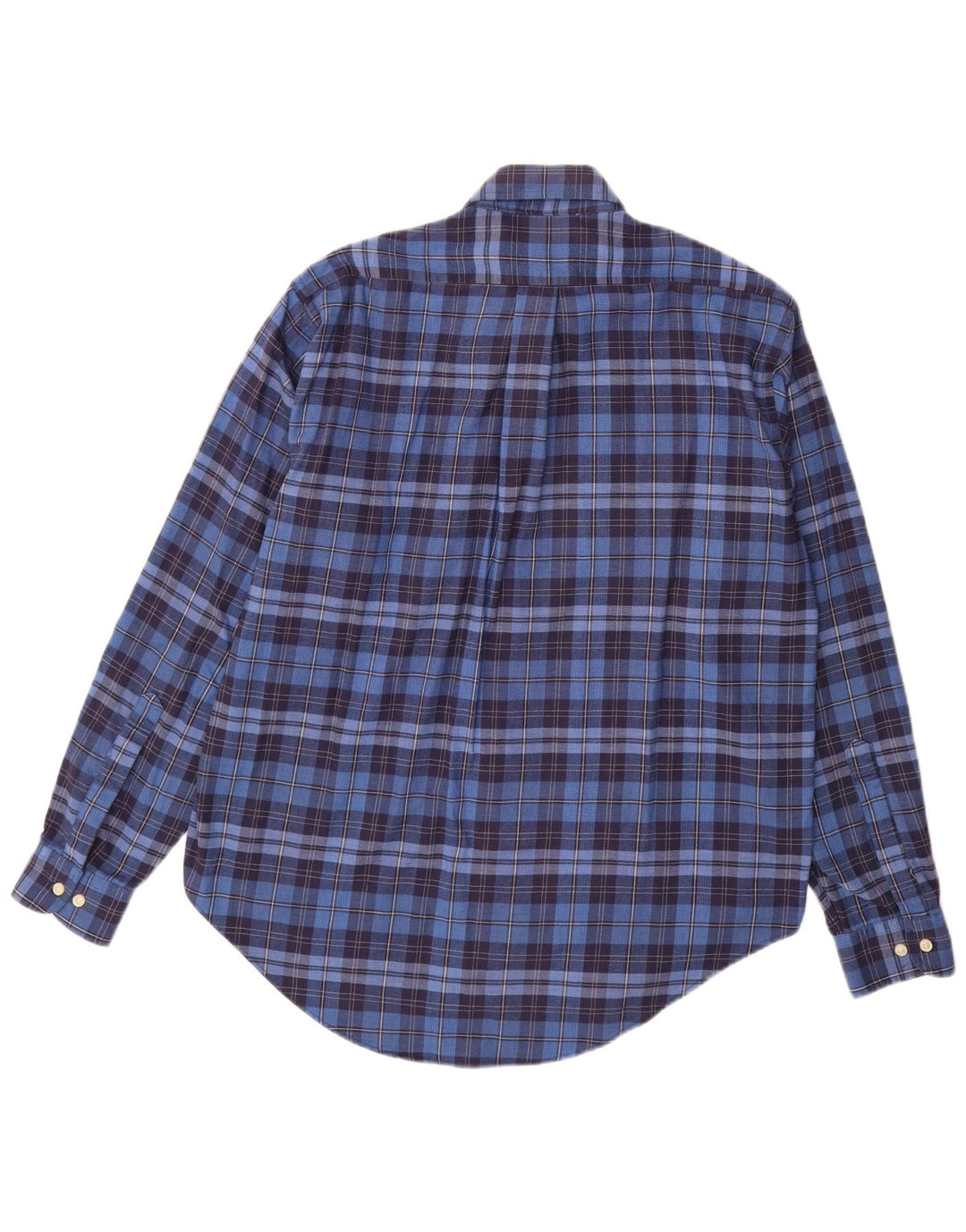 MC Kenzy Herre Flanelskjorte Medium Blue Ternet Bomuld