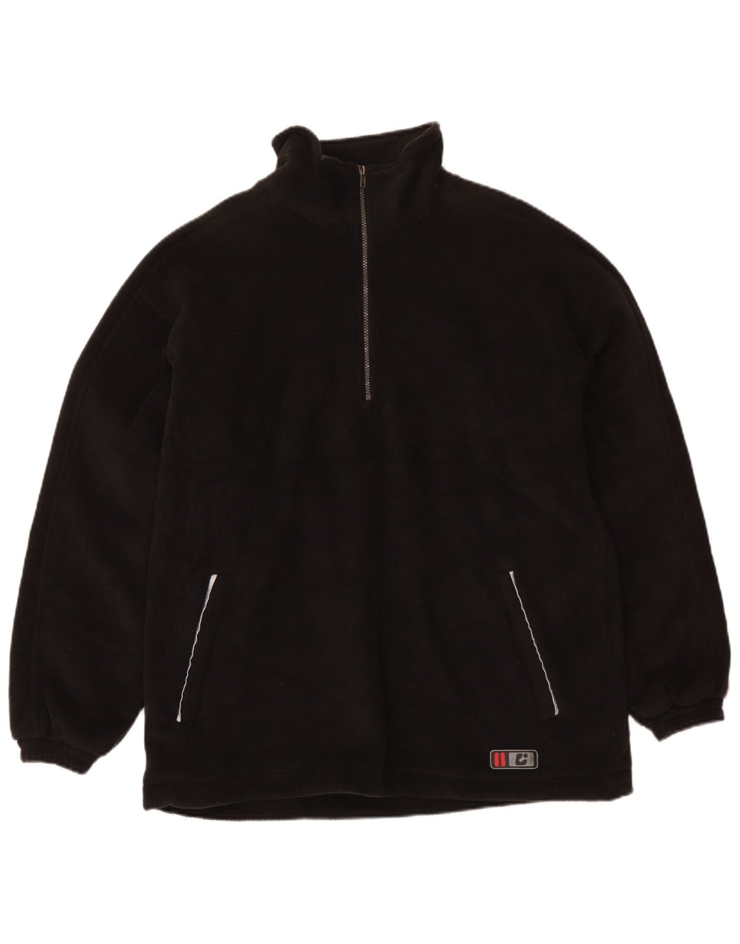 Killtec herre lynlås hals fleece jumper XL sort polyester