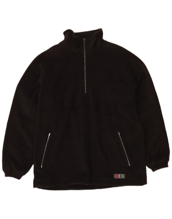 Killtec herre lynlås hals fleece jumper XL sort polyester